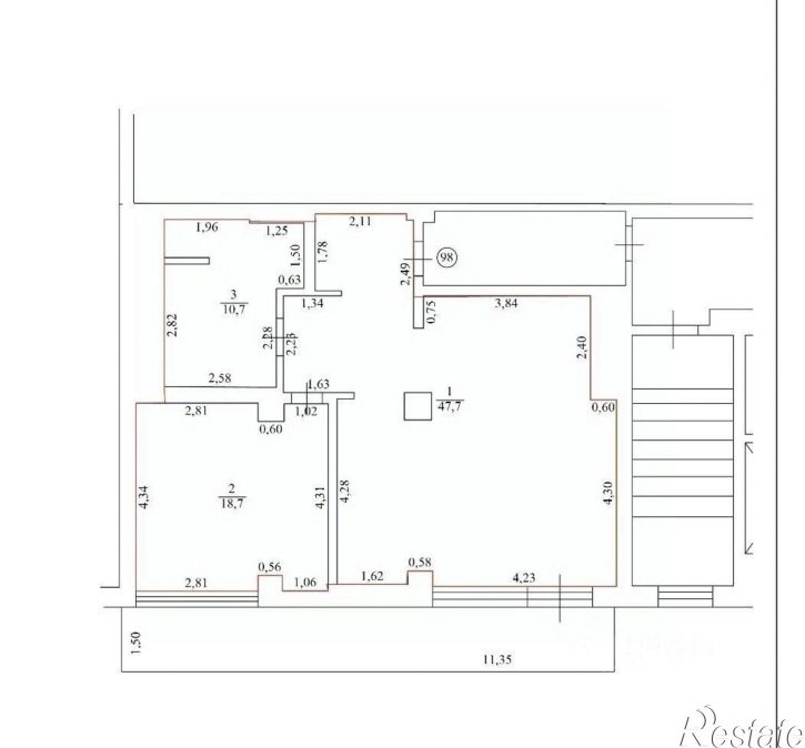 2-комн квартира Ялта г., Парковый проезд., д.6, к.А