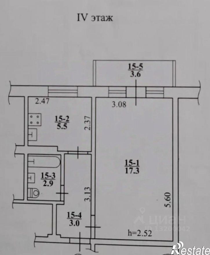 1-комн квартира ул Киевская, 7,  д. 7