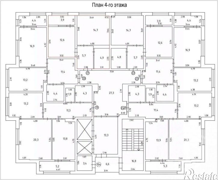 1-комн квартира Красноармейский пер, 6,  д. 6