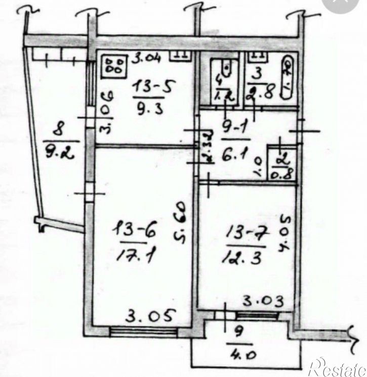 2-комн квартира Красноармейский пер, 4,  д. 4