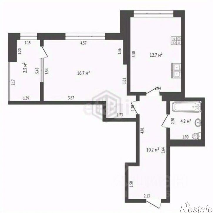 1-комн квартира ул Красноармейская, 40,  д. 40