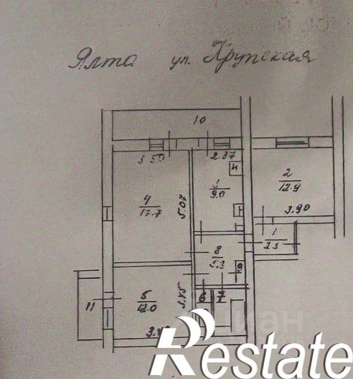 3-комн квартира улица Крупской, 21,  д. 21